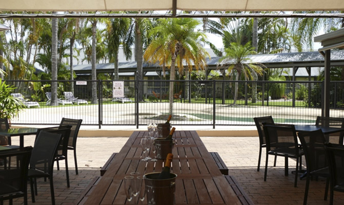 Terrace Wine Bar Courtyard
